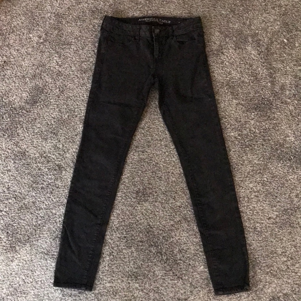 American Eagle Jegging Super Stretch S: 8L black